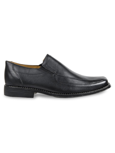Shop Sandro Moscoloni Men's Berwyn Leather Loafers In Black