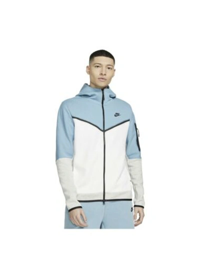 Blue and white tech fleece sale
