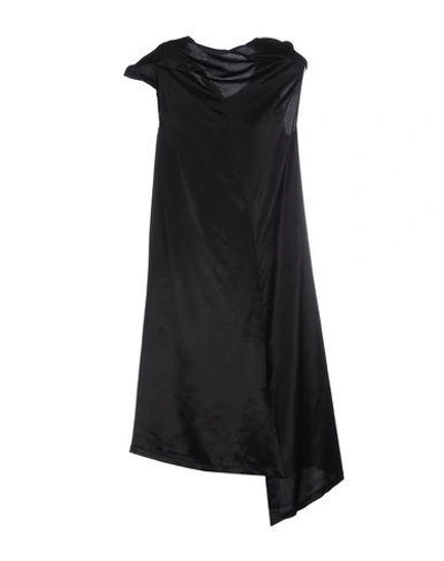 Shop Ann Demeulemeester Short Dress In Black