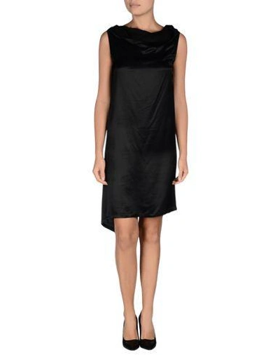 Shop Ann Demeulemeester Short Dress In Black