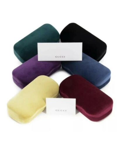 Pre-owned Gucci Sunglasses Gg0956s 001 Black Gold Green Lens Square Woman Authentic