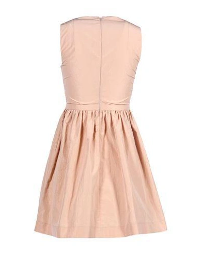 Shop Carven Short Dress In Pale Pink