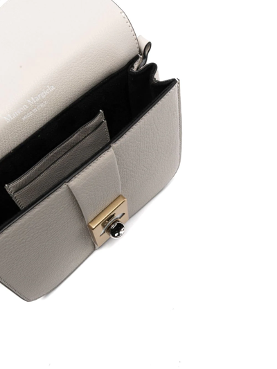 Maison Margiela New Lock Square Shoulder Bag In Neutrals