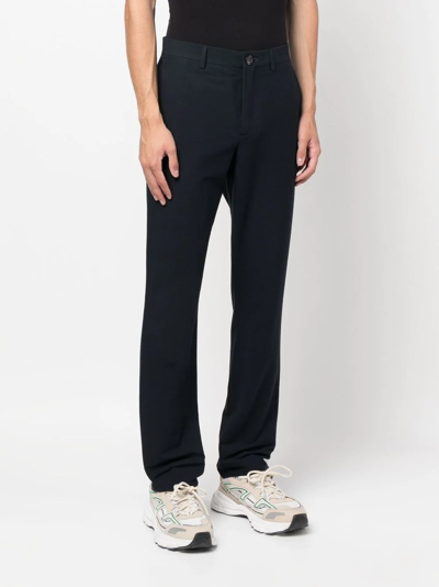 Shop Ps By Paul Smith Straight-leg Trousers In Blau