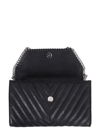 Shop Stella Mccartney Falabella Mini Bag In Black