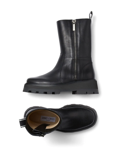 Jimmy Choo Bayu Flat In Schwarz