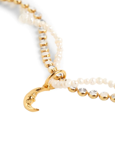 Shop Hermina Athens Sylvia Layered Bracelet In Gold