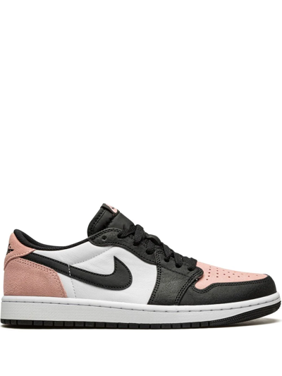 Shop Jordan Air  1 Low "bleached Coral" Sneakers In Black