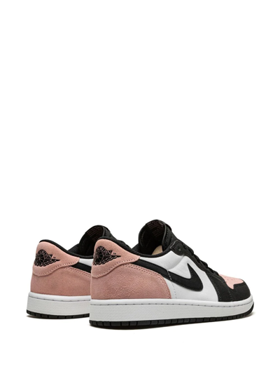 Shop Jordan Air  1 Low "bleached Coral" Sneakers In Black