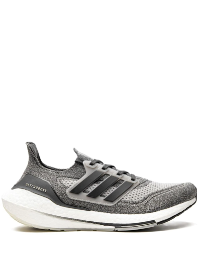 Shop Adidas Originals Ultraboost 21 "parley" Sneakers In Grey