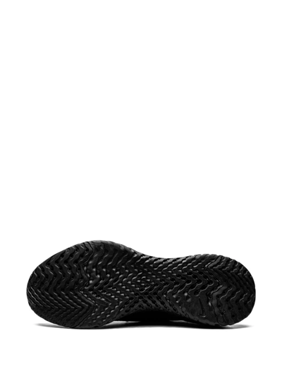 Shop Nike Epic React Flyknit 2 "triple Black" Sneakers