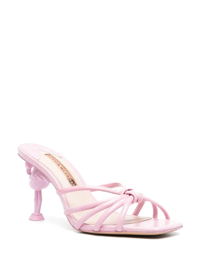 Shop Sophia Webster 95mm Flo Flamingo Sandals In Rosa