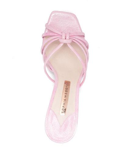 Shop Sophia Webster 95mm Flo Flamingo Sandals In Rosa
