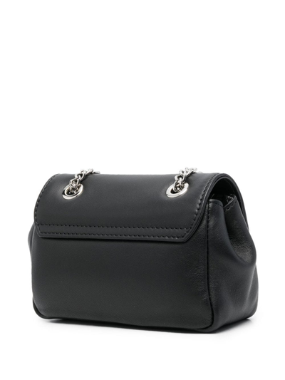 Shop Vivienne Westwood Logo Shoulder Bag In Schwarz