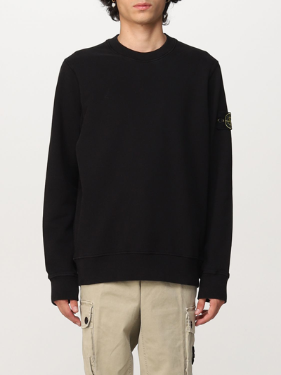 Shop Stone Island Sweatshirt  Men Color Black