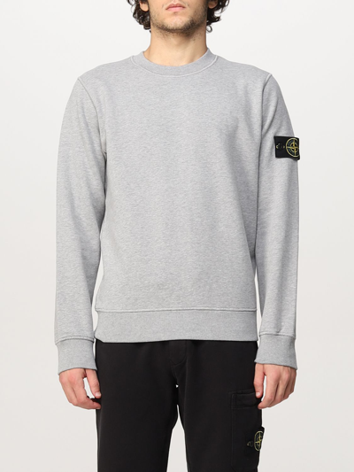 Shop Stone Island Sweatshirt  Men Color Grey