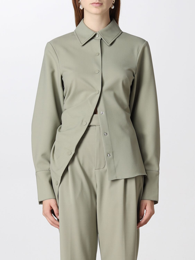 Shop Sir The Label Shirt  Woman In Sage