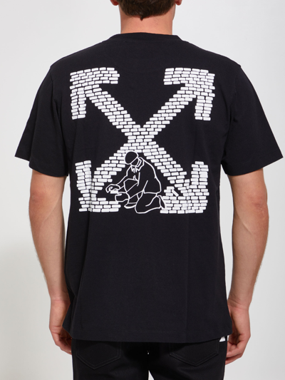 Shop Off-white Arrows Black T-shirt