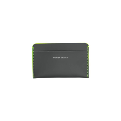 Horizn Studios Card Holder Card Holders In Graphite,neon Green