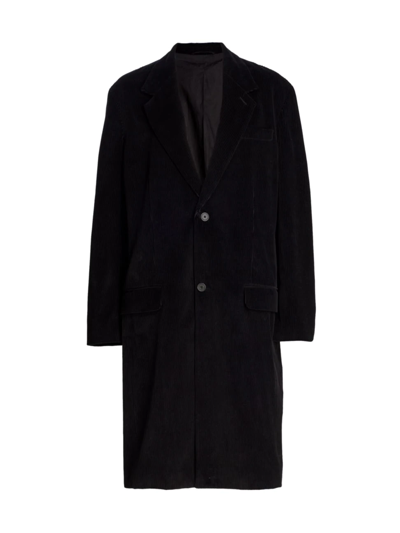 Shop The Row Women's Topeeka Cotton Corduroy Coat In Black