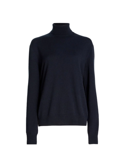 Shop The Row Women's Ciba Cashmere Turtleneck Sweater In Dark Navy