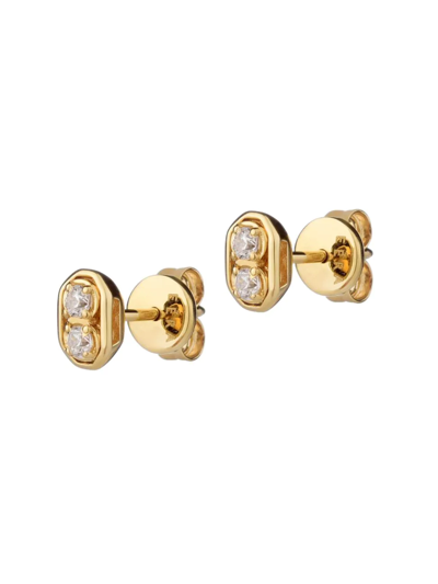 Shop Eéra Women's Roma 18k Yellow Gold & Diamond Single Stud Earring