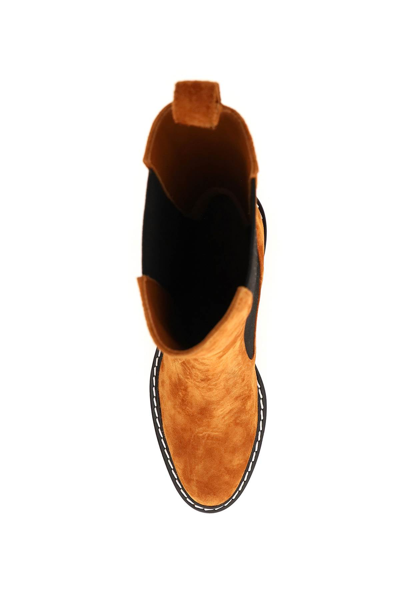 Shop Khaite Calgary Boots In Orange