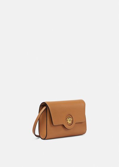 Shop Versace La Medusa Crossbody Bag, Female, Brown, One Size