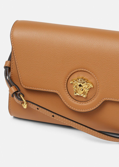 Shop Versace La Medusa Crossbody Bag, Female, Brown, One Size