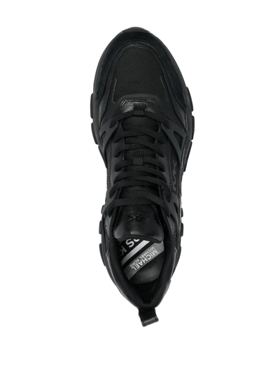Michael Kors Nick Chunky Low-top Sneakers In Black