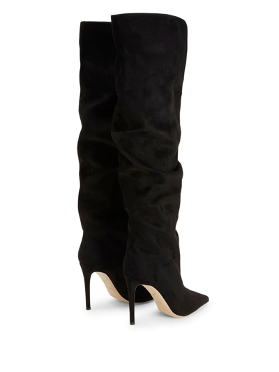 Shop Giuseppe Zanotti Gz Gala Knee-high Boots In Black