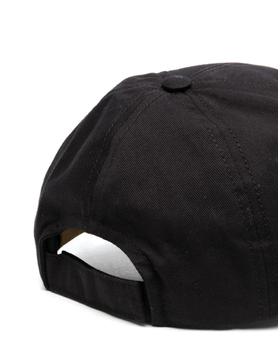 Shop Off-white Chenille Logo-patch Baseball Cap In Black