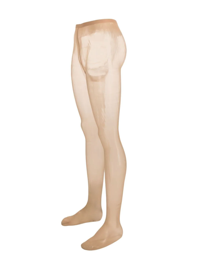 Falke Sheer-coverage High-waisted Tights In Neutrals