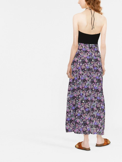Shop Isabel Marant High-waisted Skirt In Purple