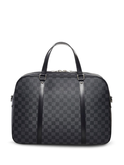 Louis Vuitton 2008 pre-owned Damier Graphite Jorn handbag Black