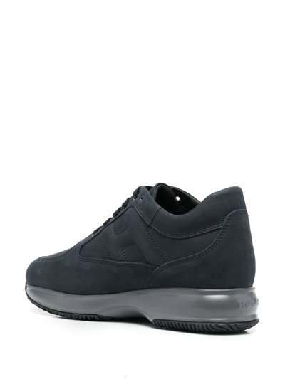 Hogan Interactive Low-top Sneakers In Blue