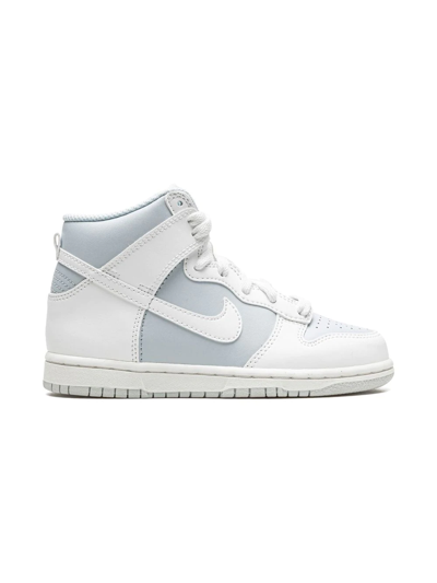 Nike Dunk High "summit White/pure Platinum" Sneakers In White