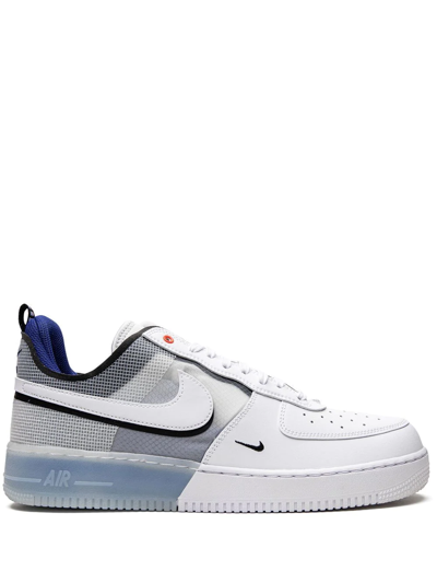 Shop Nike Air Force 1 React "white Photo Blue" Sneakers