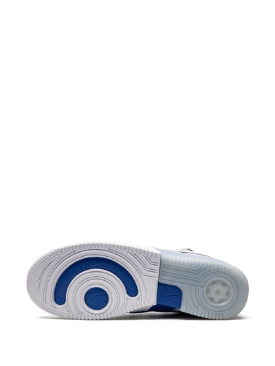 Shop Nike Air Force 1 React "white Photo Blue" Sneakers