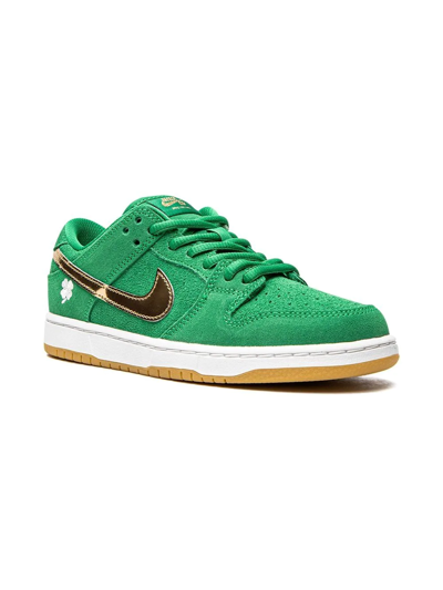Shop Nike Sb Dunk Low "st Patrick's Day 2022" Sneakers In Green