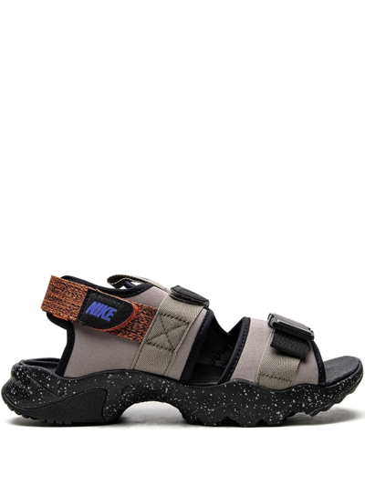 Shop Nike Acg Canyon Slide Sandals In Grey