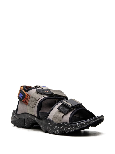 Shop Nike Acg Canyon Slide Sandals In Grey