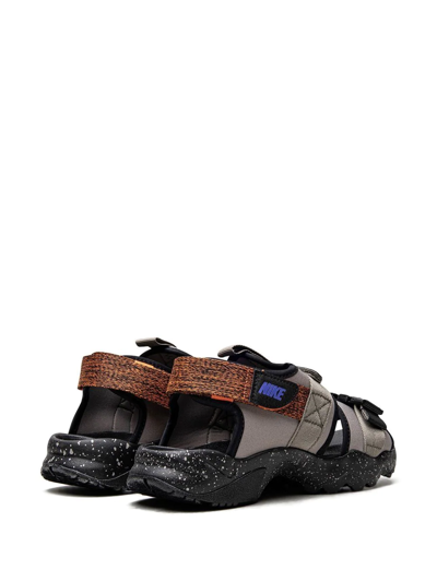 Shop Nike Acg Canyon Slide Sandals In Grey