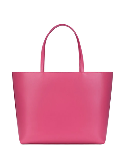 Dolce & Gabbana Dg Logo Medium Shopping Bag In Pink
