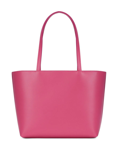 Shop Dolce & Gabbana Small Dg Logo Tote Bag In Pink