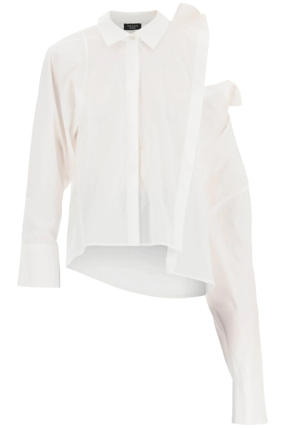 Shop A.w.a.k.e. Double-collar Asymmetrical Shirt