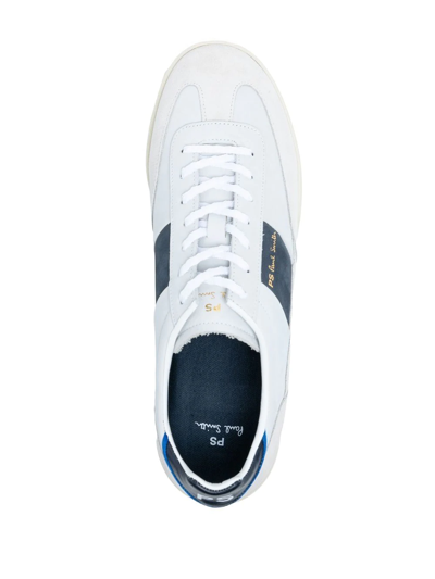 Ps By Paul Smith Ps Paul Smith Man Sneakers Light Grey Size 9 Cow Leather In Weiss
