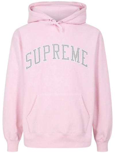 Shop Supreme Stars Arc Hoodie In Pink