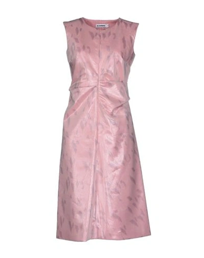 Jil Sander Knee-length Dress In Pink