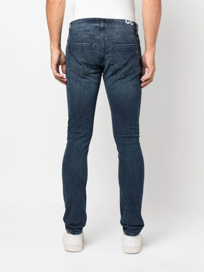 Dondup Skinny-cut Denim Jeans In Blau